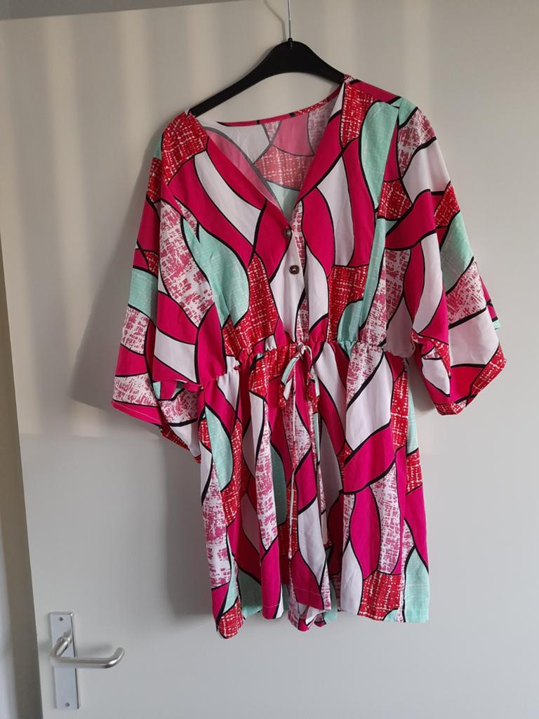 Zomers jumpsuit mt M, Ophalen of Verzenden, Zo goed als nieuw, Maat 38/40 (M)