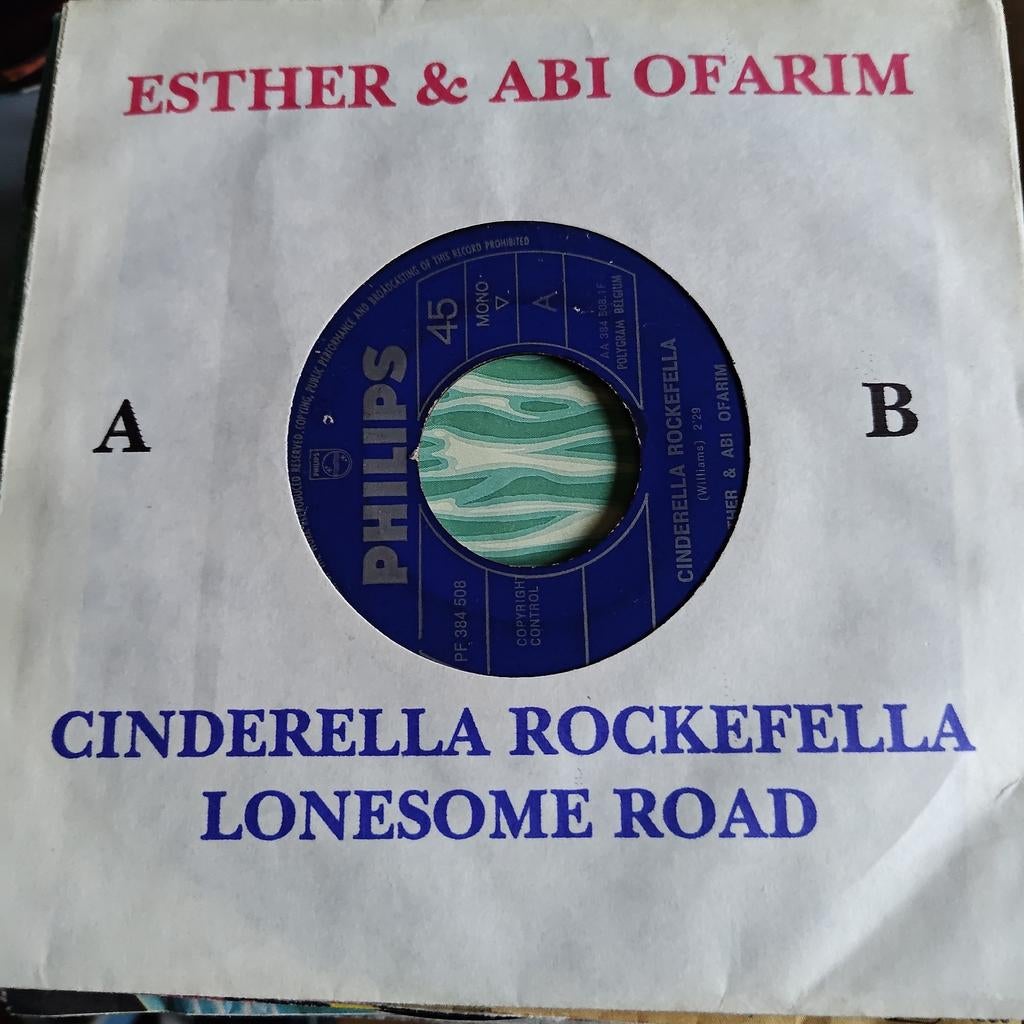 Esther & Abi Ofarim - Cinderella Rockefella Single, Cd's en Dvd's, Gebruikt, 7 inch, Single, Ophalen of Verzenden