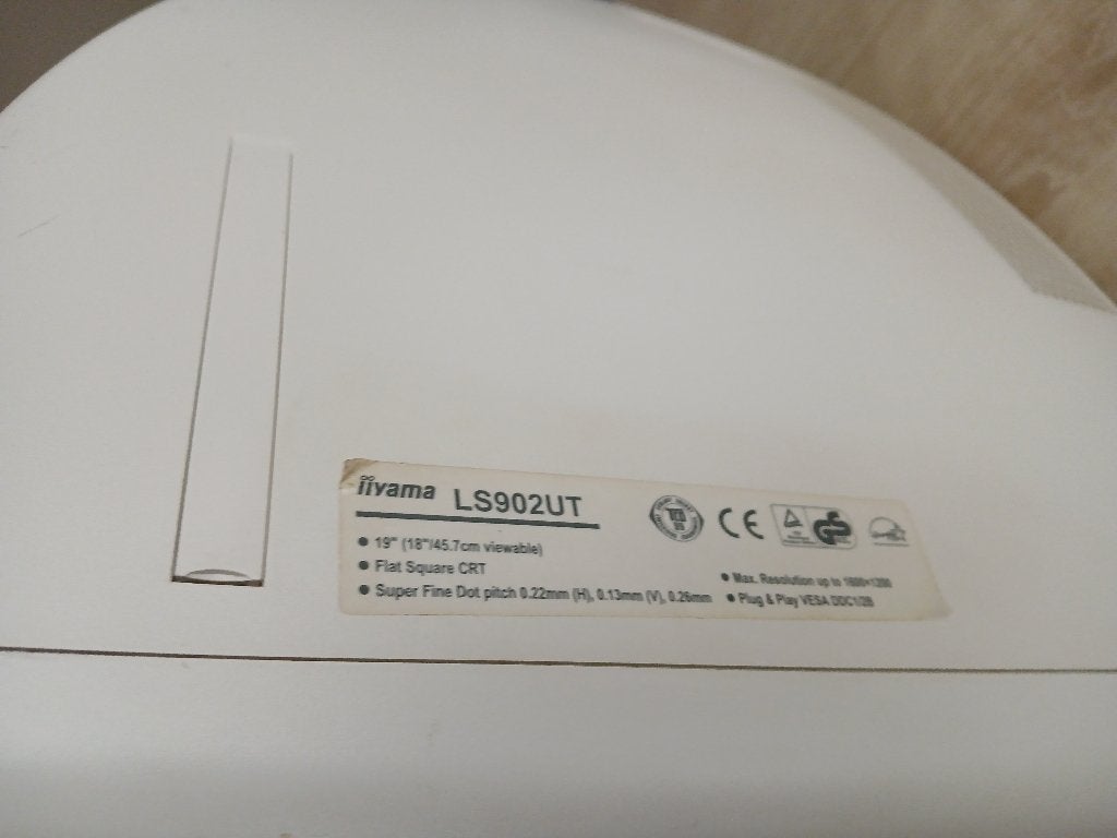 Iiama CRT monitor 19 inch ., Computers en Software, Monitoren, Ophalen, Gebruikt, Iiyama, 101 t/m 150 Hz