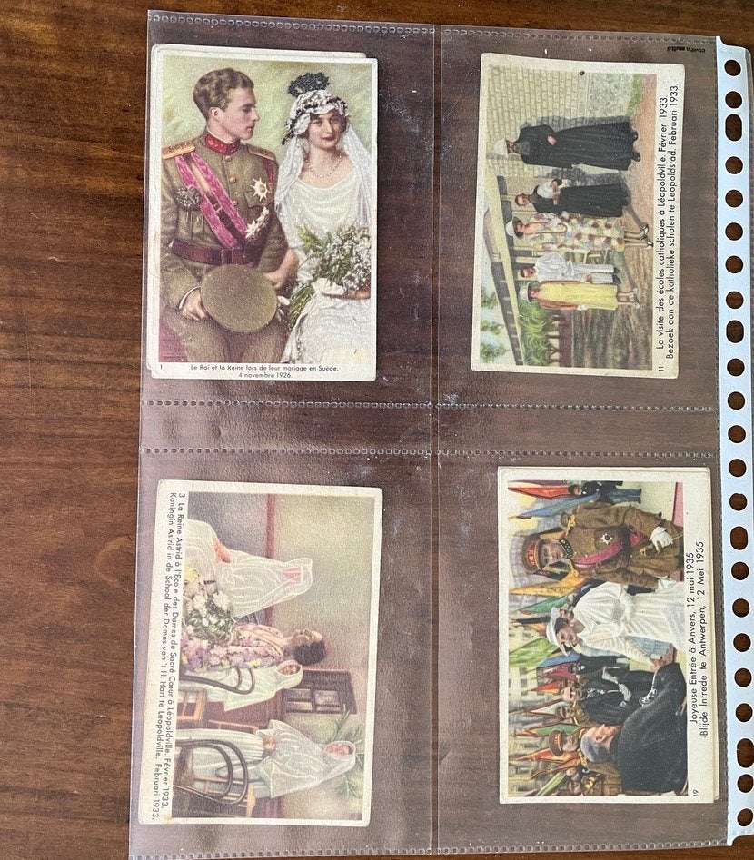 Oude ansichtkaarten van de Belgische Koningin Astrid, Ophalen of Verzenden, Voor 1940, Gebruikt, Overige onderwerpen