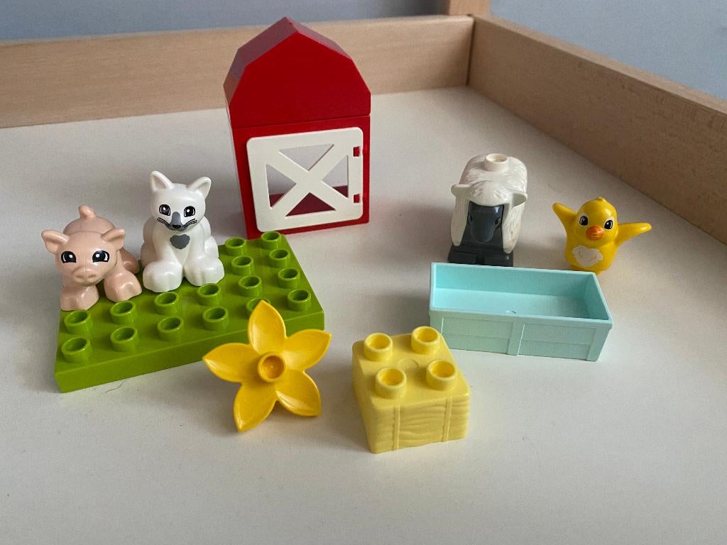 Duplo 10949 boerderijdieren zonder doos, Ophalen of Verzenden, Zo goed als nieuw, Complete set, Duplo