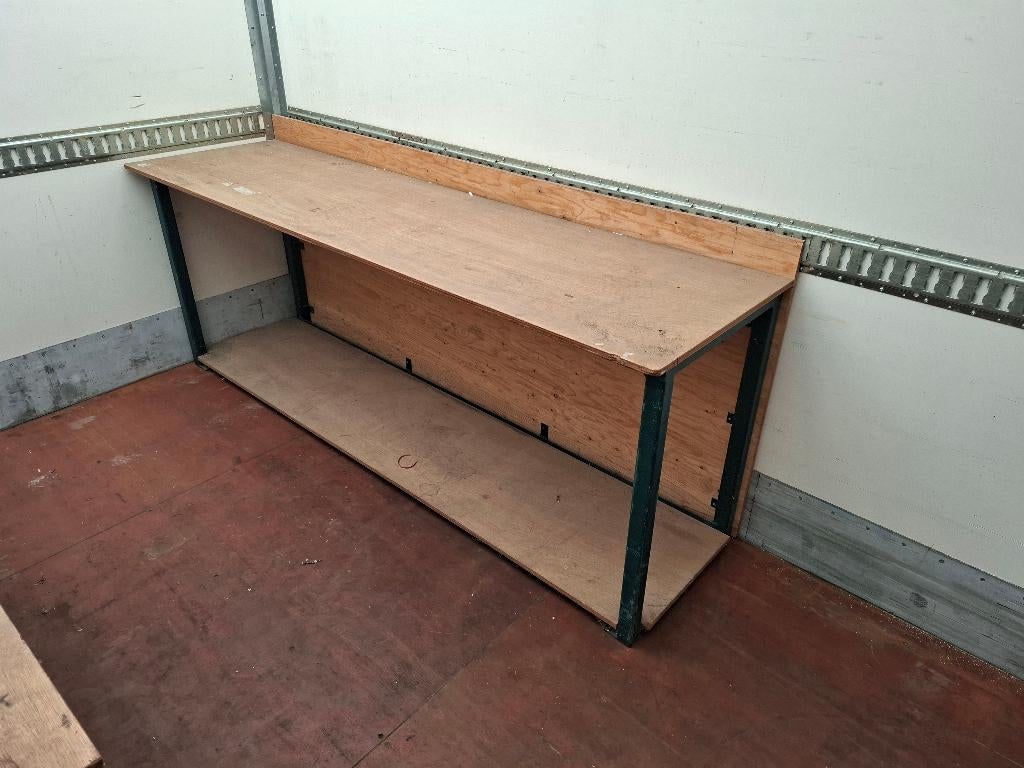inpaktafel werkbank tafel  winkel balie werktafel magazijn, Ophalen, Gebruikt, 170 cm of meer