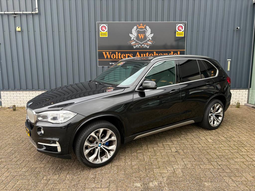 BMW X5 XDrive35i High Executive 7p. panorama vol optie, Automaat, Gebruikt, 7 stoelen, Zwart