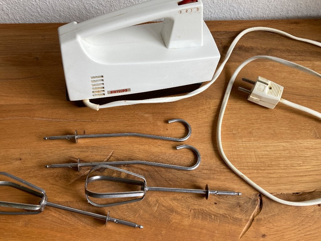 keukenmixer Philips vintage, Minder dan 1 liter, Ophalen, Gebruikt, 3 snelheden of meer