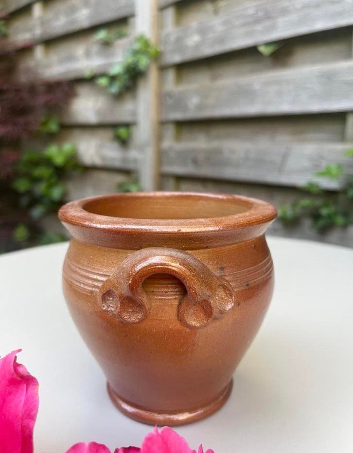 Charmante Miniatuur Keulse Pot van Bruin Aardewerk, Ophalen of Verzenden
