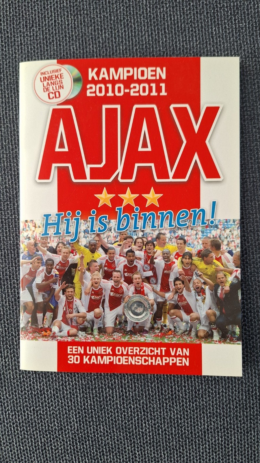 AJAX ..HIJ IS BINNEN 2010-2011, Ophalen of Verzenden, Zo goed als nieuw, Ajax, Overige typen