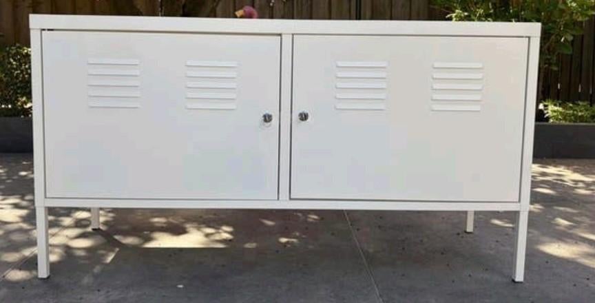 IKEA PS kast wit, 119x63 cm handig om Lp s erin op tebergen, Ophalen, Zo goed als nieuw