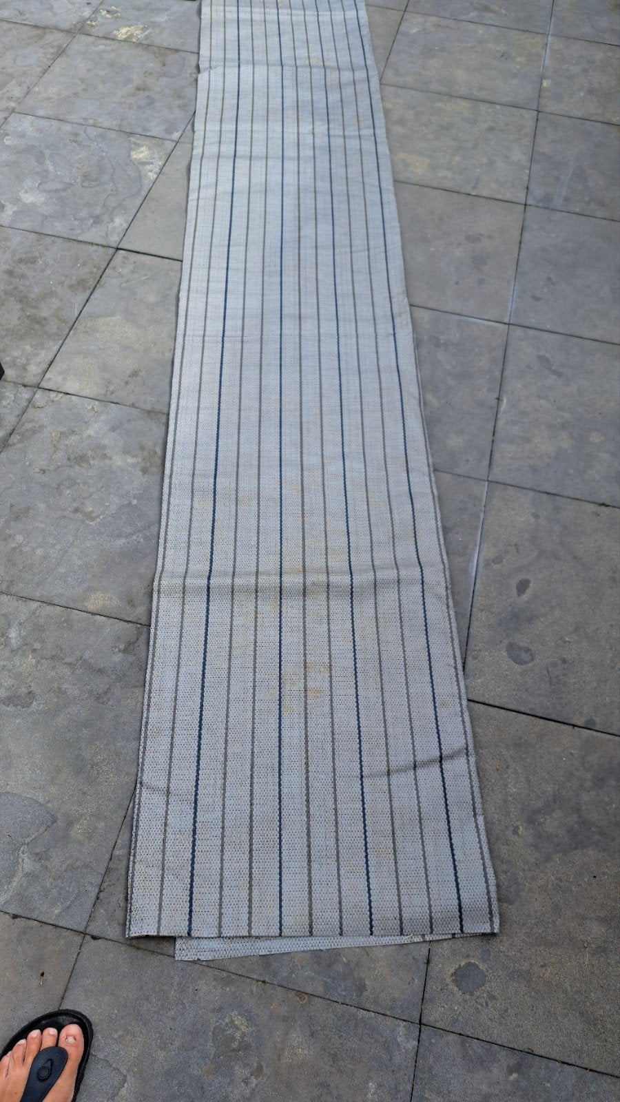 Grondzeil 5.50m x 3.00m - Ideaal voor tent of caravan, Caravans en Kamperen, Tentaccessoires, Ophalen of Verzenden, Gebruikt
