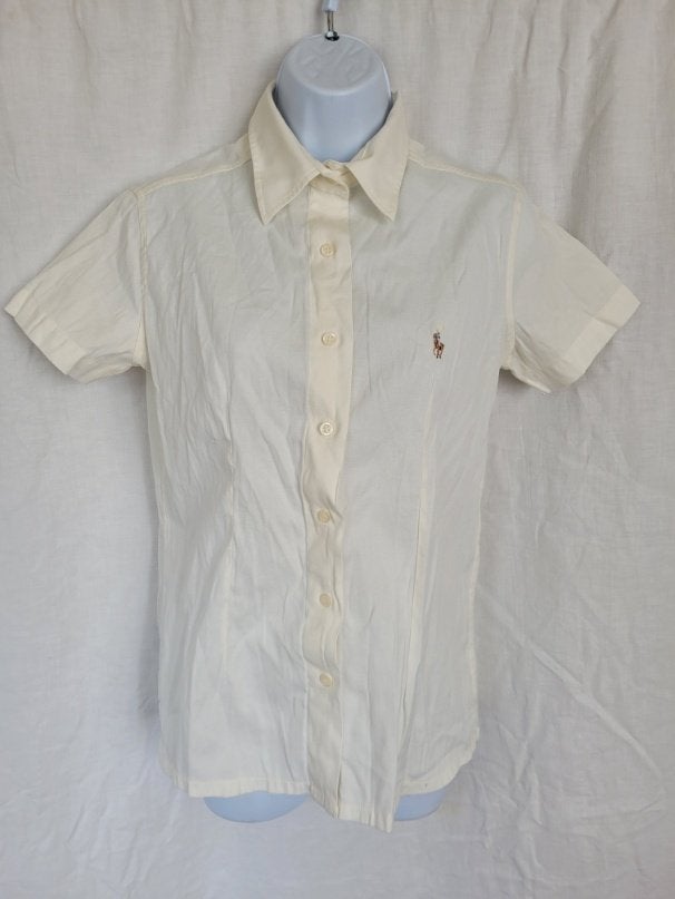 Nette witte blouse mt M merk Ralph Lauren, Maat 38/40 (M), ., Wit, Ophalen of Verzenden