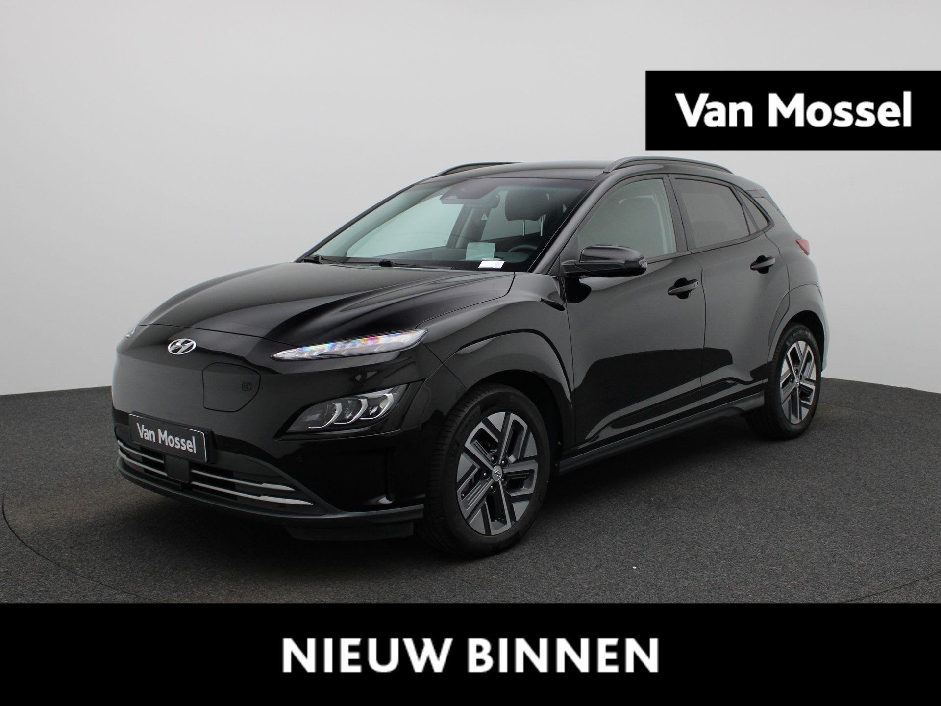 Hyundai Kona Electric Sky 64kWh | WORDT VERWACHT | APPLE CAR, 12 maanden, Stof, Gebruikt, Zwart