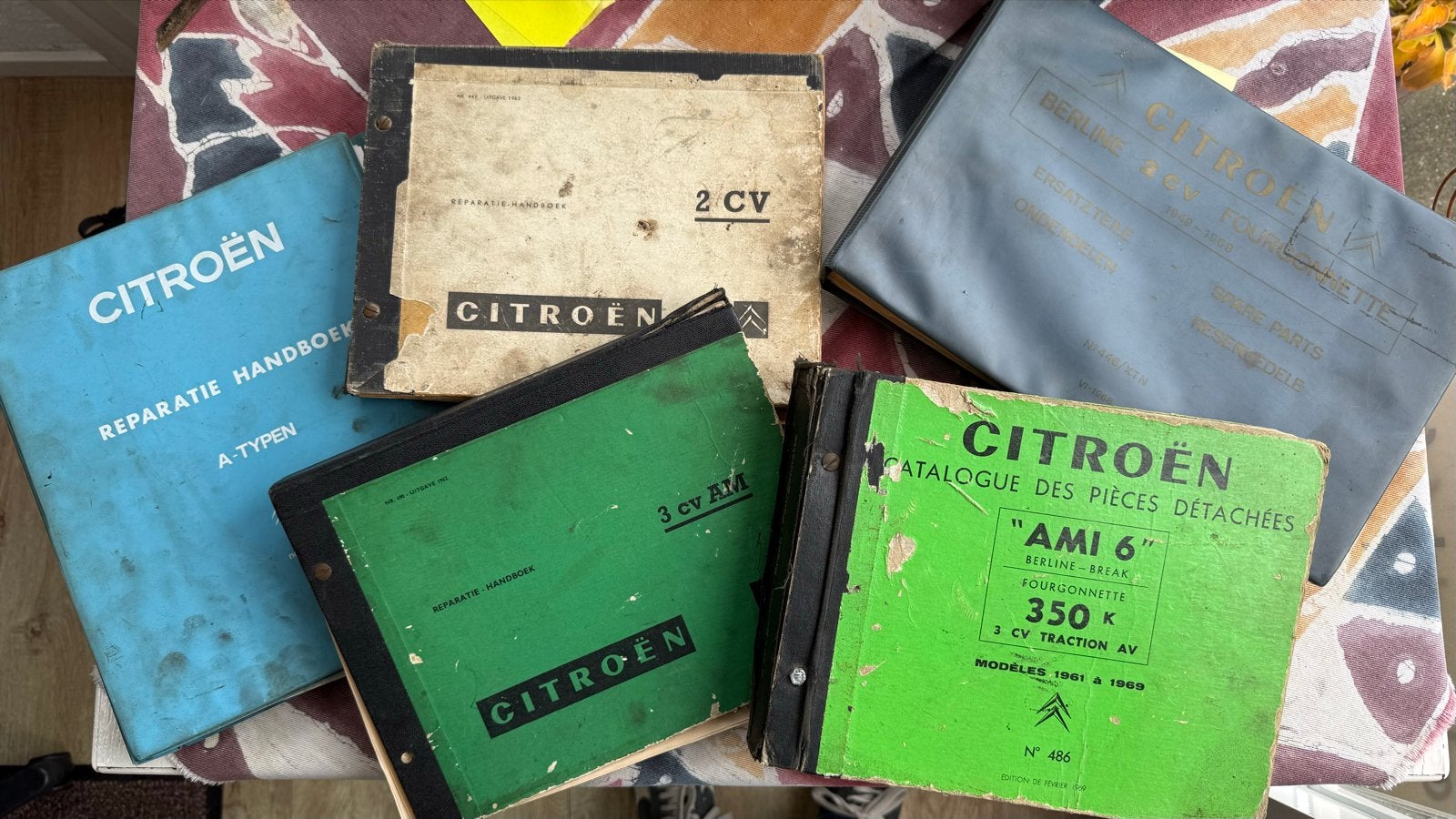 Citroën 2CV & Ami 6 Werkplaatshandboeken en Onderdelencatalo, Ophalen of Verzenden