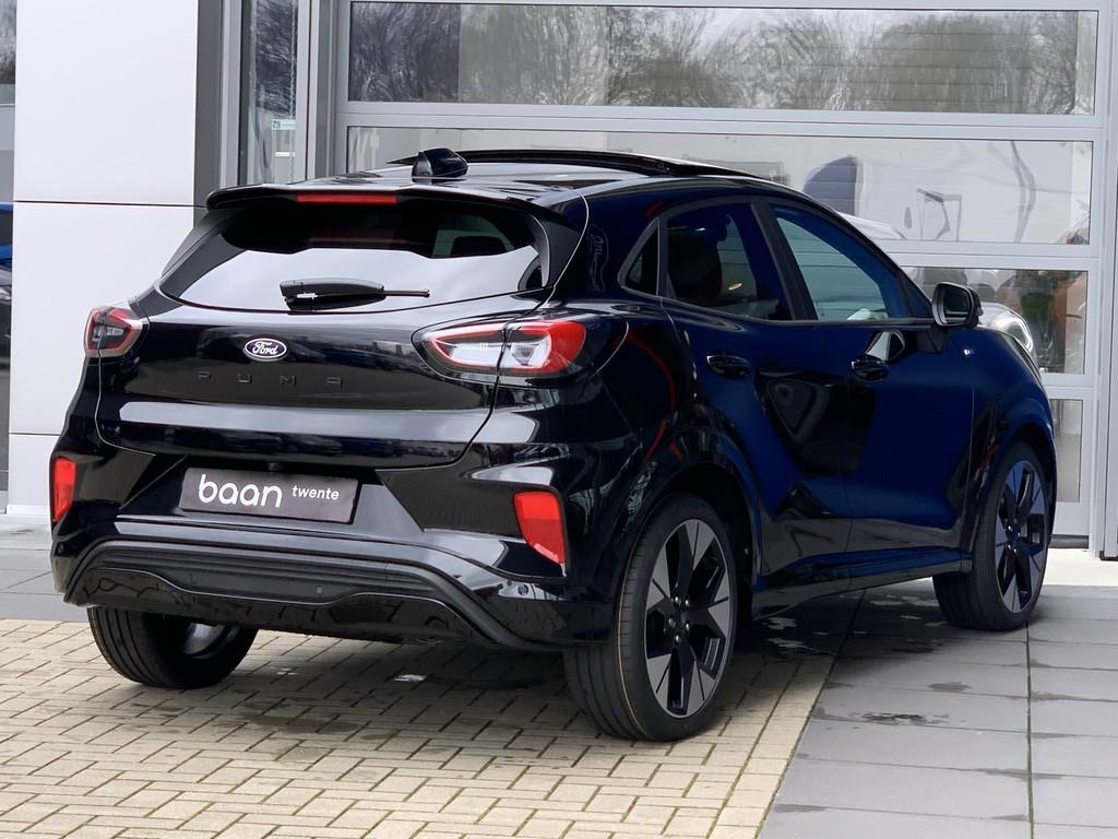 Ford Puma 1.0 EcoBoost Hybrid ST-Line X Automaat | Panoramad, 12 maanden, Puma, Zwart, Zwart