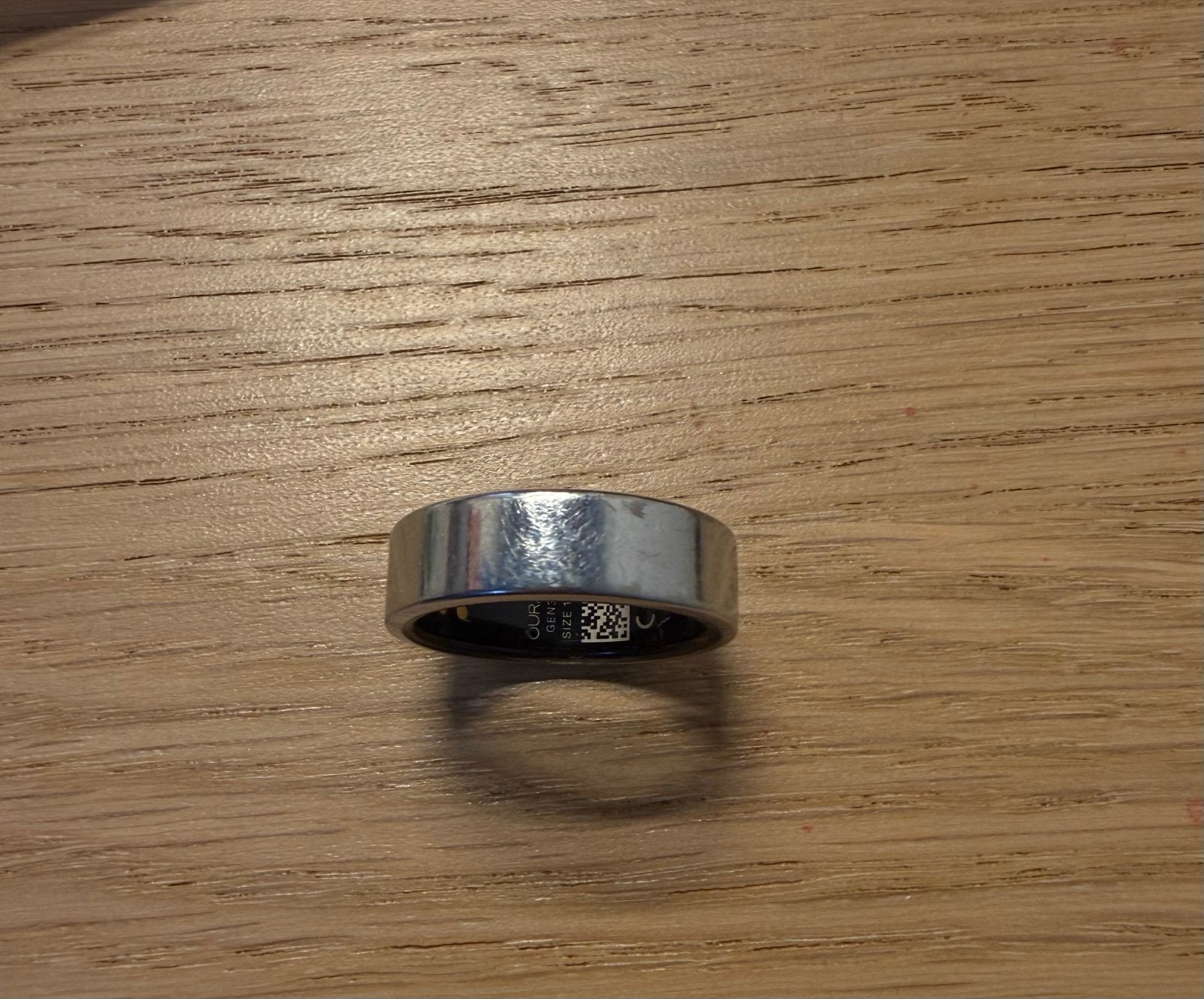 Oura Ring Gen 3 Zilver - Maat 13) zonder oplader), Sieraden, Tassen en Uiterlijk, Hartslag, Ophalen of Verzenden, Zo goed als nieuw