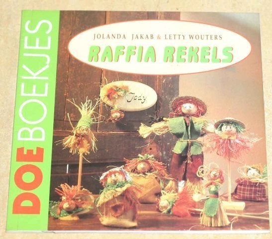Raffiarekels - Jakab   doe0939, Ophalen of Verzenden, Zo goed als nieuw, Poppen maken, Geschikt voor kinderen