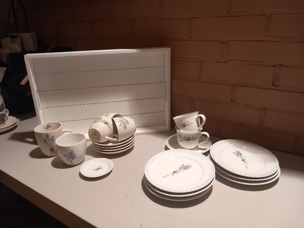 Jet servies Blauwe Druif, Overige typen, Ophalen of Verzenden, Zo goed als nieuw, Overige stijlen