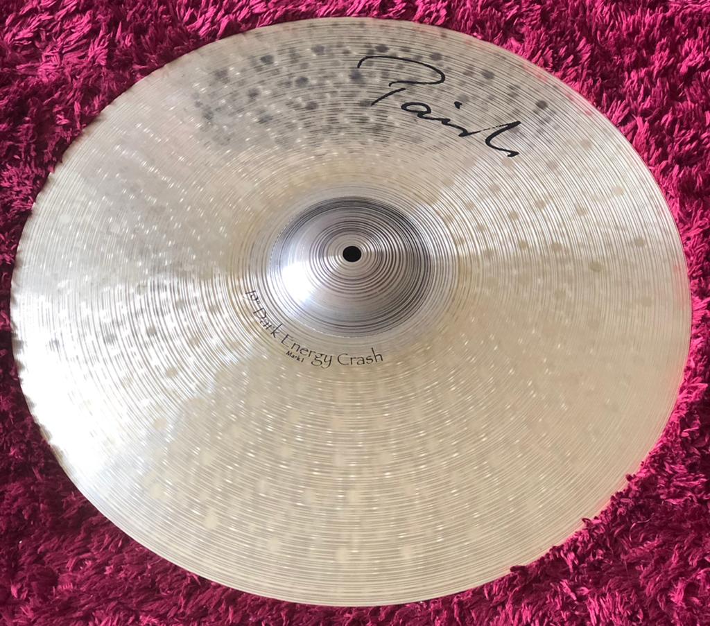 Paiste Dark energy MK I crash 19”, Ophalen of Verzenden, Zo goed als nieuw, Overige merken