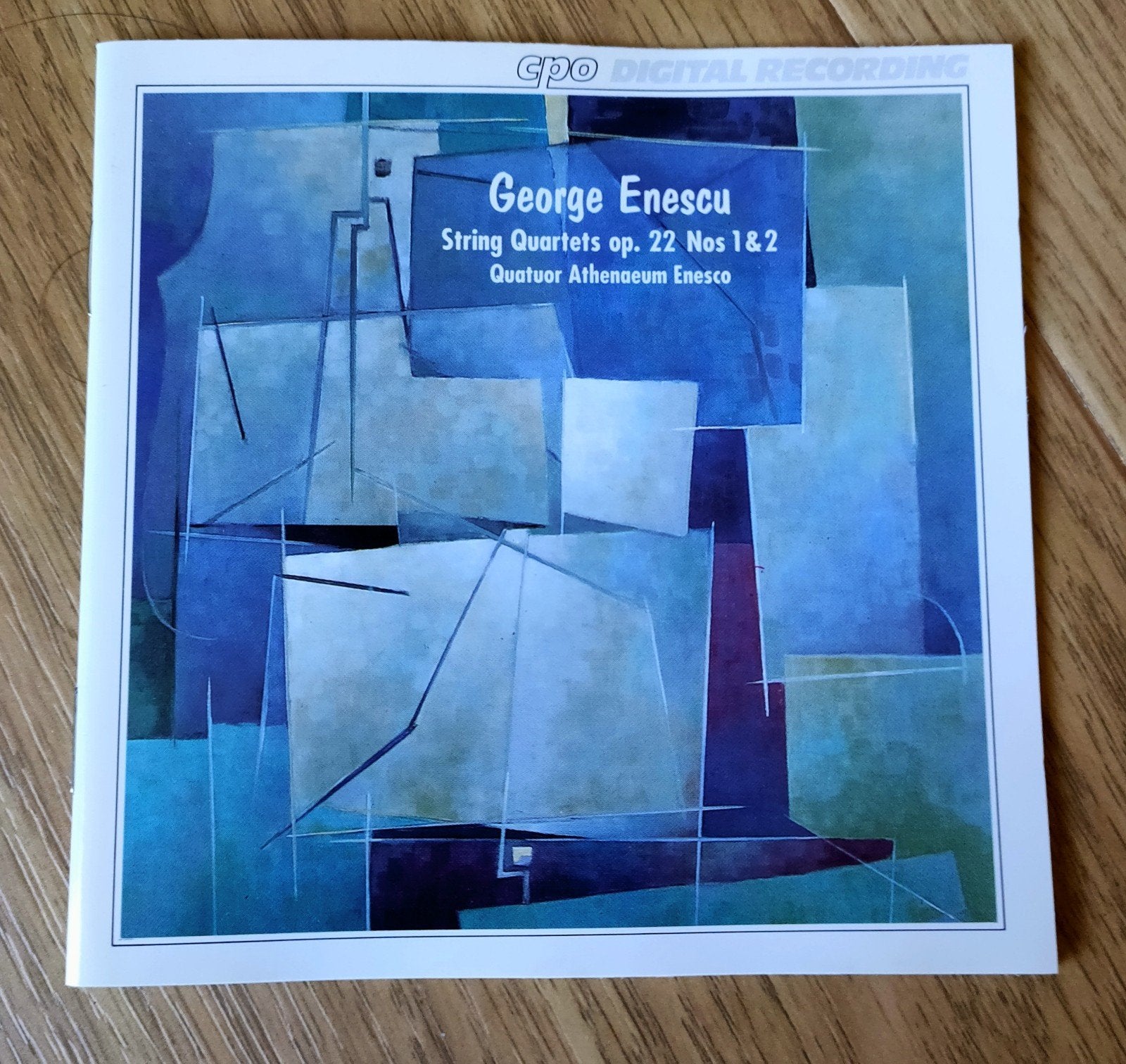 George Enescu: Strijkkwartetten Op. 22 Nos 1 & 2 - CD, Ophalen of Verzenden