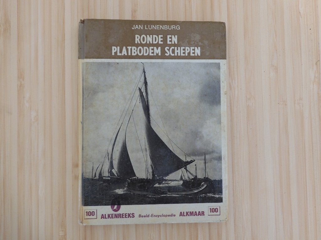 Alkenreeks nr 100: "Ronde en platbodem schepen", Ophalen of Verzenden, Jan Lunenburg, 20e eeuw of later, Gelezen