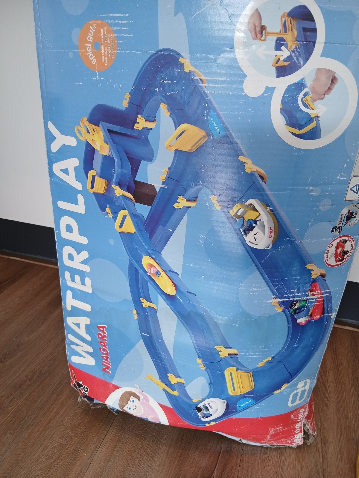 Waterplay Niagara waterbaan met boten, Ophalen, Gebruikt