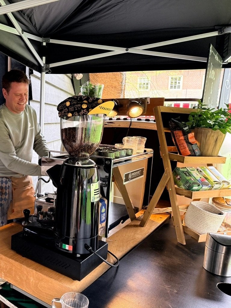 Mobiele Koffiebar, Huis en Inrichting, Overige typen, Zo goed als nieuw, Overige materialen, Overige merken