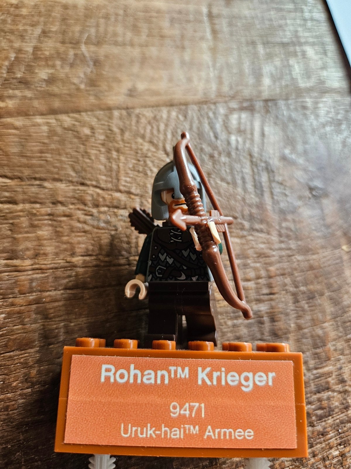 Lego Lord of the Rings Rohan Krijger Minifiguur, Kinderen en Baby's, Speelgoed | Duplo en Lego, Ophalen of Verzenden, Zo goed als nieuw