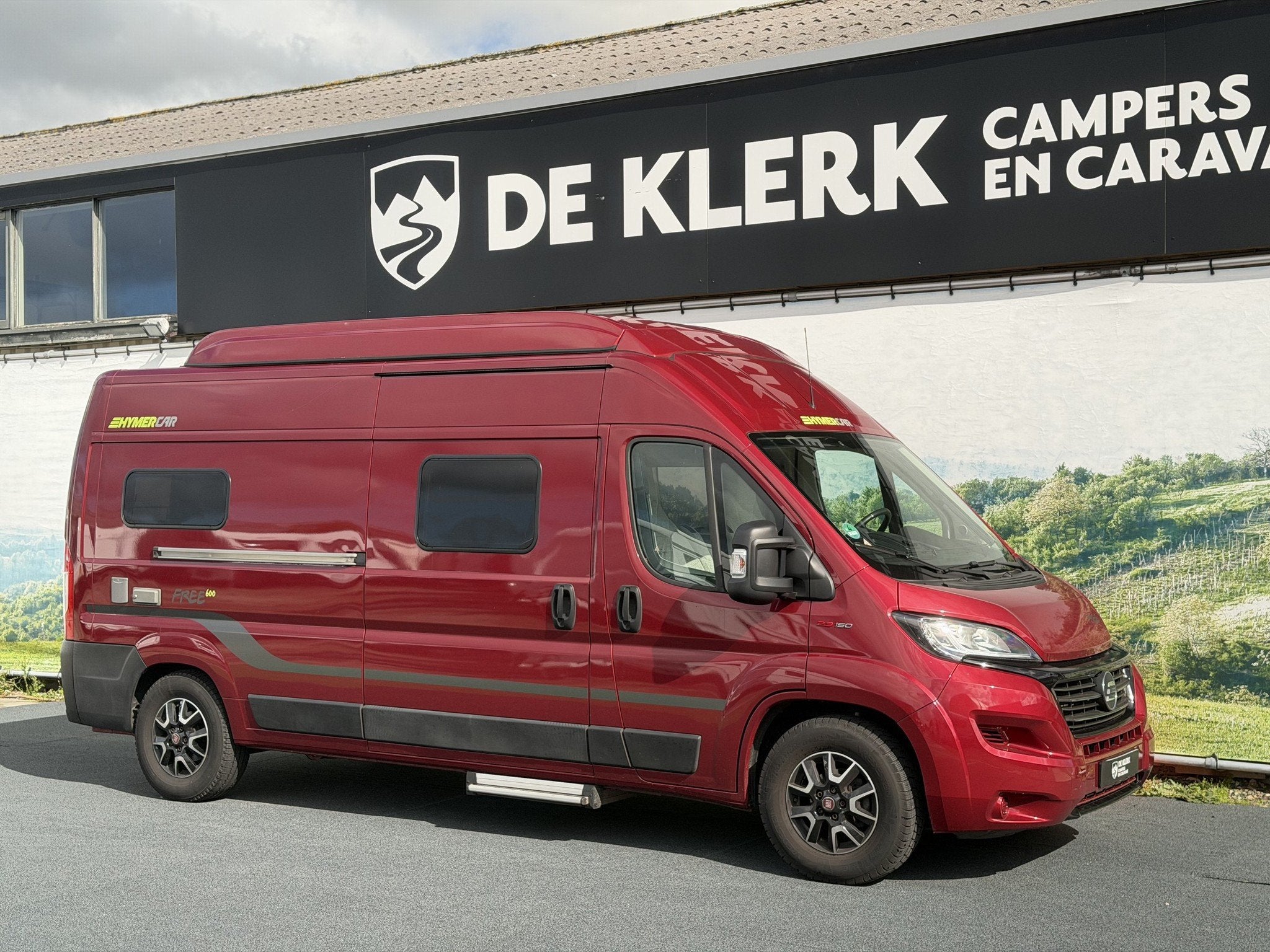Hymer Free 600 (bj 2019), Caravans en Kamperen, Buscamper of Camperbus, Bedrijf, Elektrische ramen, Info@deklerkcaravans.nl