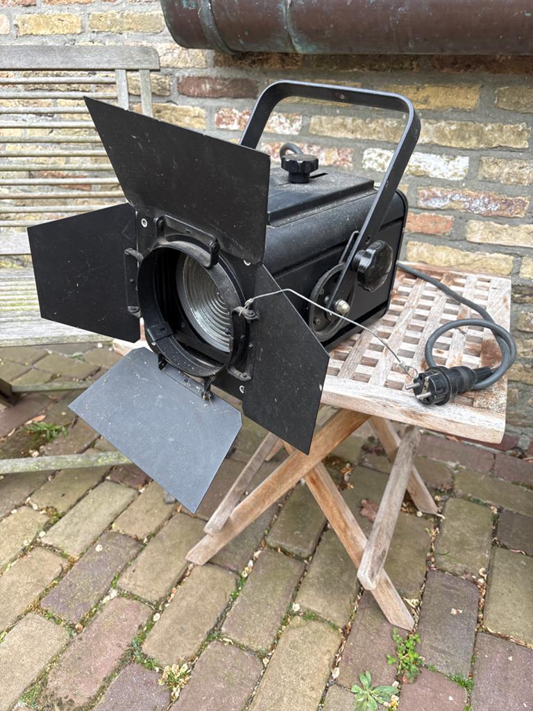 Vintage Theater Spot / Film Licht met Barndoors, Ophalen of Verzenden, Gebruikt