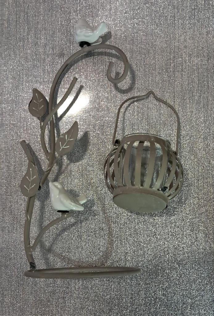 Theelichthouder., Ophalen, Metaal, Minder dan 25 cm