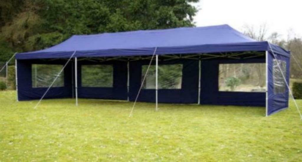 Profi Easy-Up Vouwpaviljoen/Vouwtent/Partytent 3x9m Blauw, Opvouwbaar, Partytent, Nieuw, 8 meter of meer
