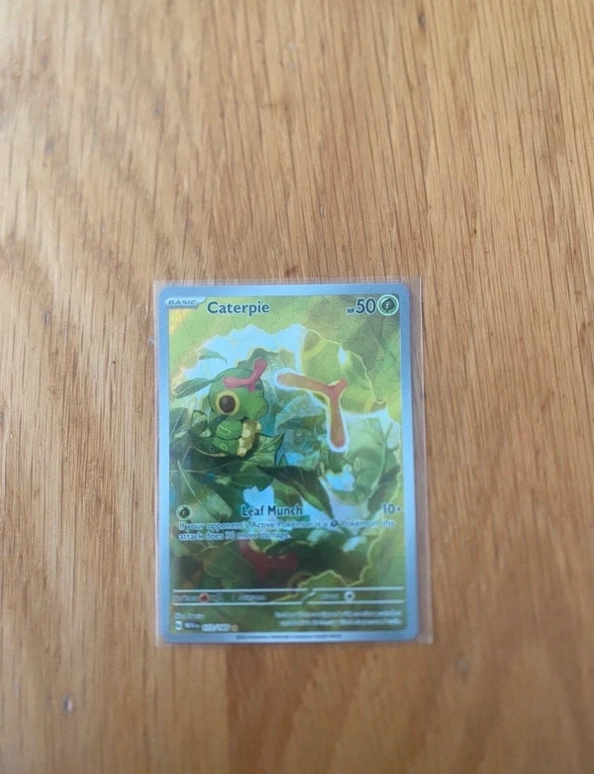 Caterpie Pokémon kaart - Zo goed als nieuw, Ophalen of Verzenden, Zo goed als nieuw, Losse kaart