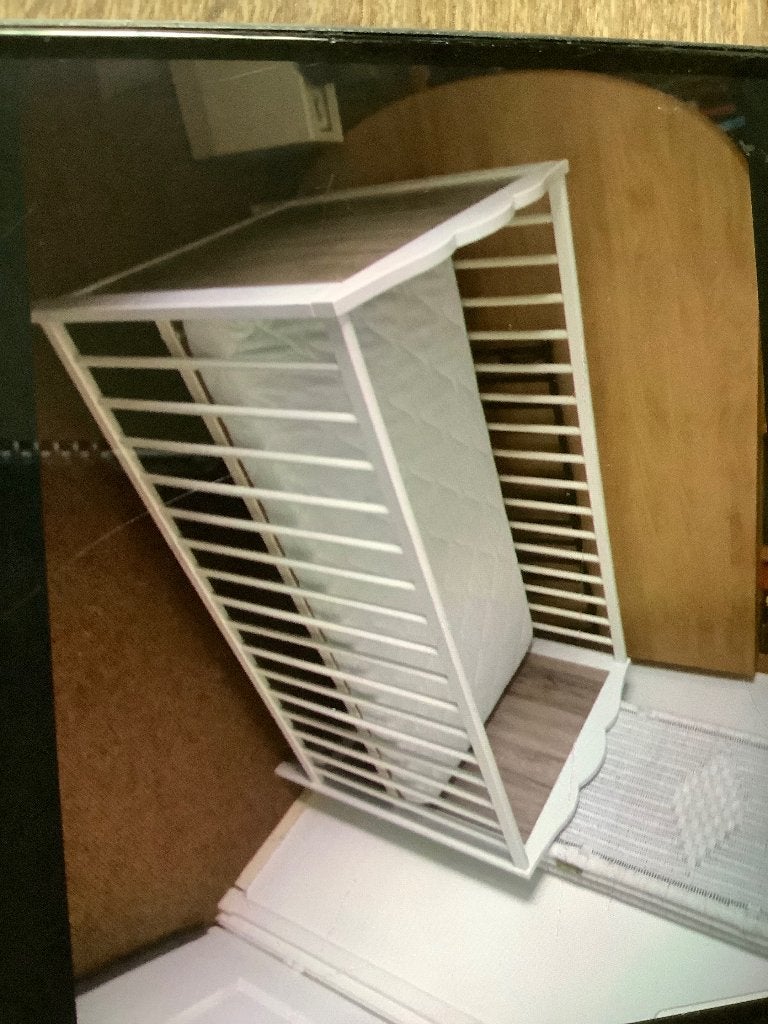 Ledikantje, Kinderen en Baby's, Ophalen, Gebruikt, Minder dan 140 cm, Minder dan 70 cm
