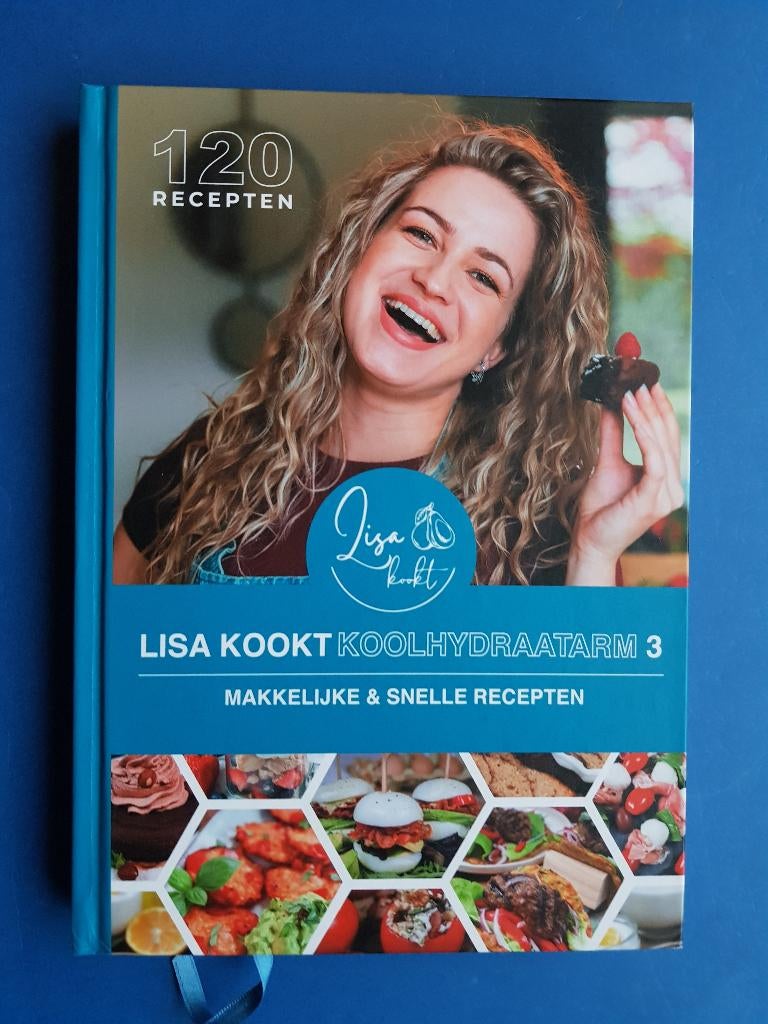 Lisa kookt koolhydraatarm 3 -, Boeken, Kookboeken, Zo goed als nieuw, Verzenden