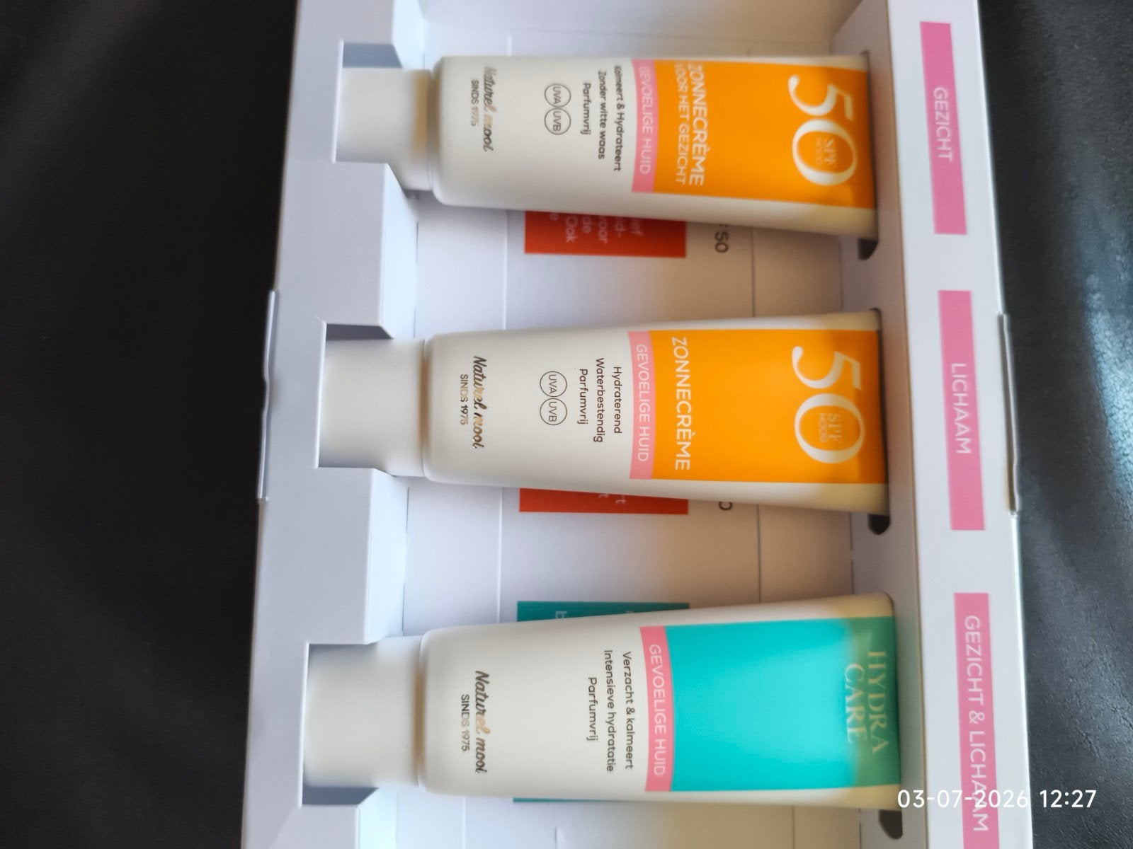 Biodermal Zonnebrand & Hydra Care Set SPF50, Ophalen of Verzenden