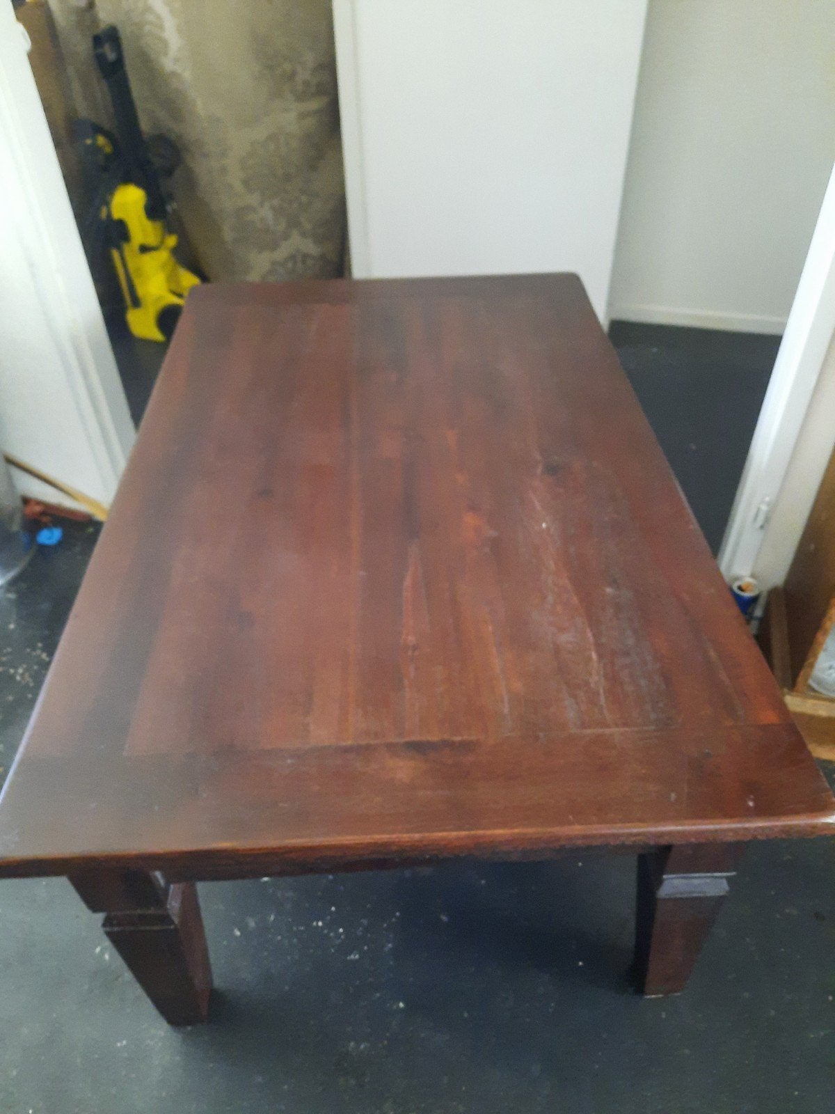 Salontafel teak nieuw, Huis en Inrichting, Tafels | Salontafels, Ophalen, 100 tot 150 cm, Nieuw, 50 tot 100 cm