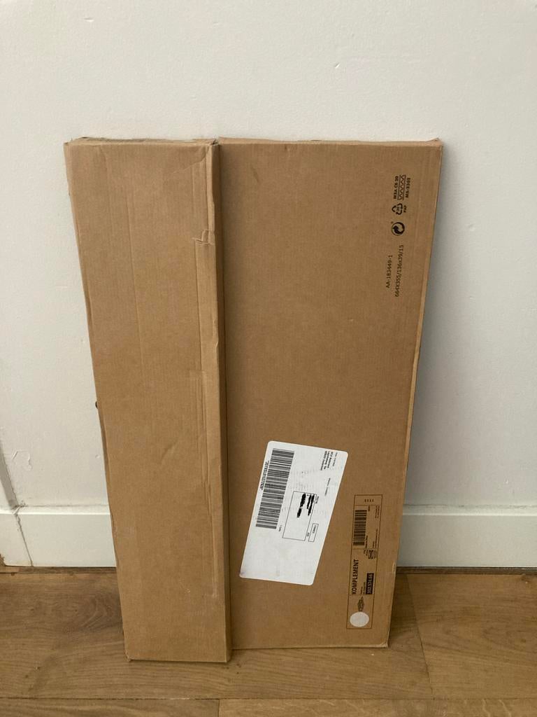 IKEA KOMPLEMENT plank 75x58 cm (nieuw in doos), Met plank(en), Nieuw, Minder dan 100 cm, Overige houtsoorten