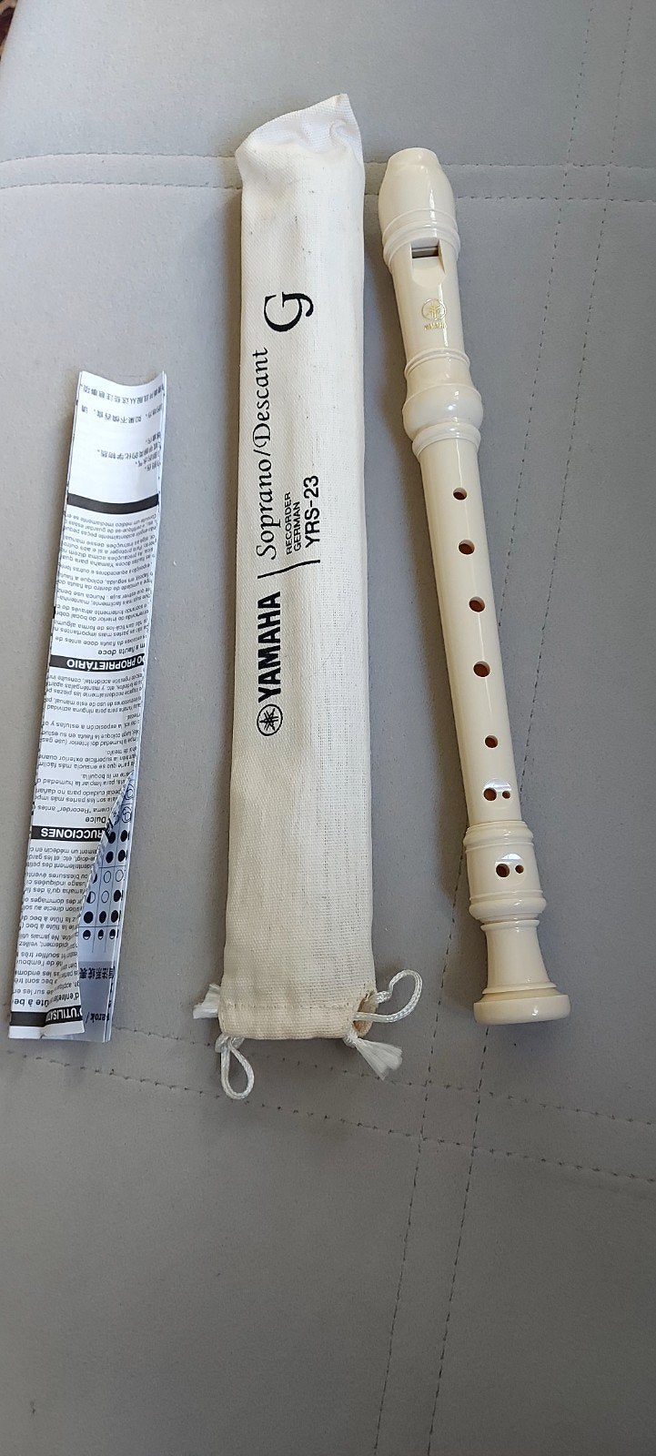 Yamaha Sopraan/Descant Blokfluit YRS-23 met hoesje, Ophalen, Nieuw