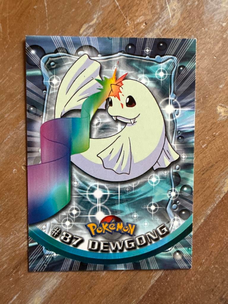 Pokémon Kaart #87 Dewgong - Topps TV Animation Edition, Ophalen of Verzenden, Gebruikt, Losse kaart