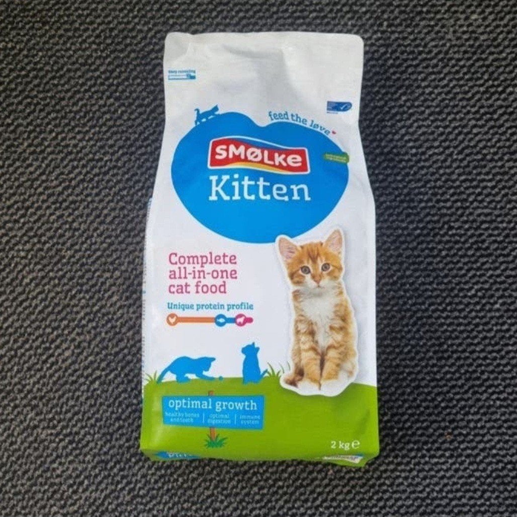 Smolke kitten brokjes kattenvoer 2 kg, Dieren en Toebehoren, Ophalen of Verzenden, Kat