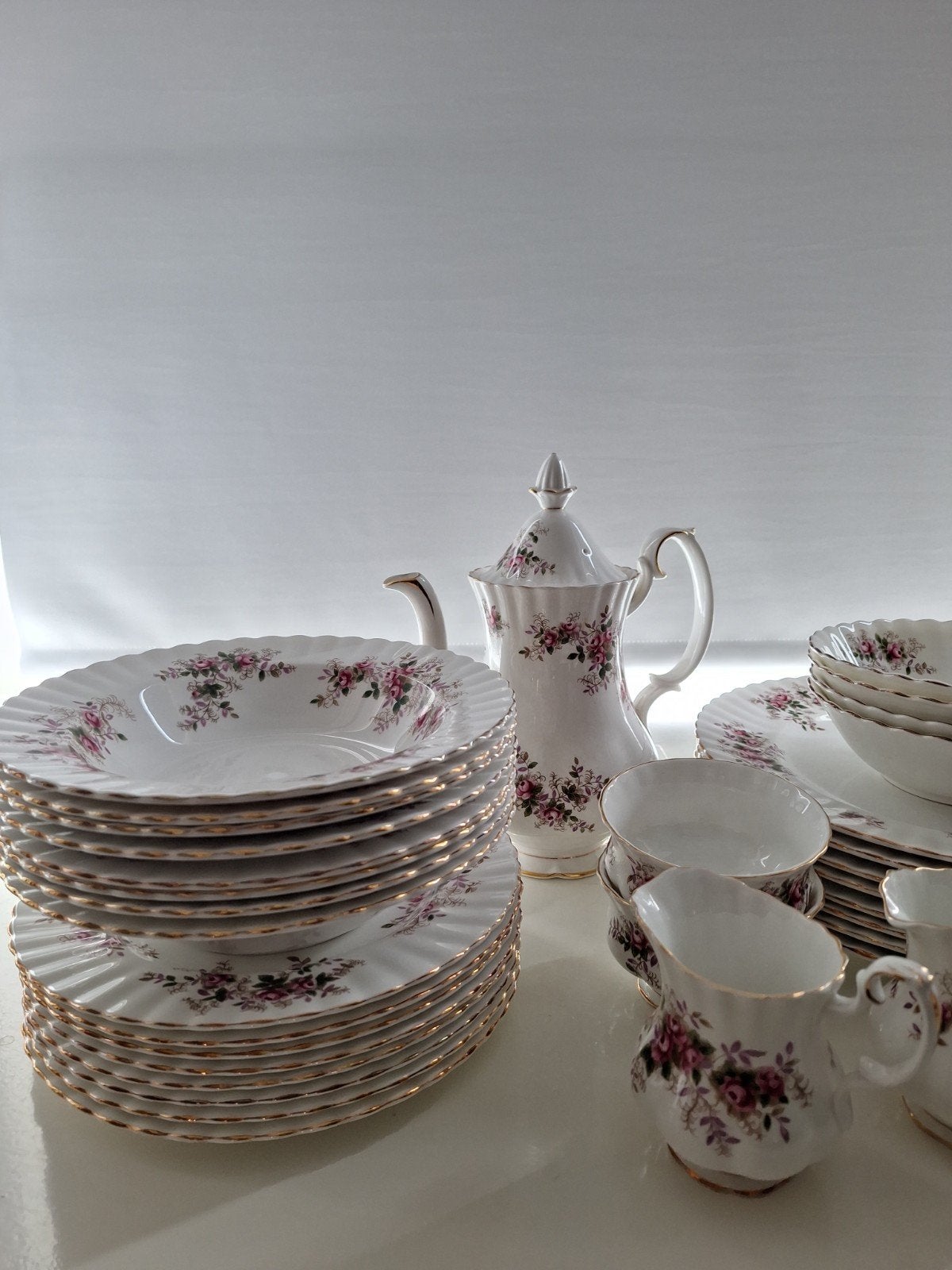 Royal Albert Servies - Lavender Rose, Ophalen, Klassiek, Zo goed als nieuw, Royal Albert