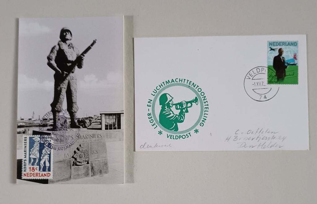 MK Korps Mariniers & Veldpost Luchtmacht Tentoonst, Ophalen of Verzenden, 1960 tot 1980, Noord-Holland