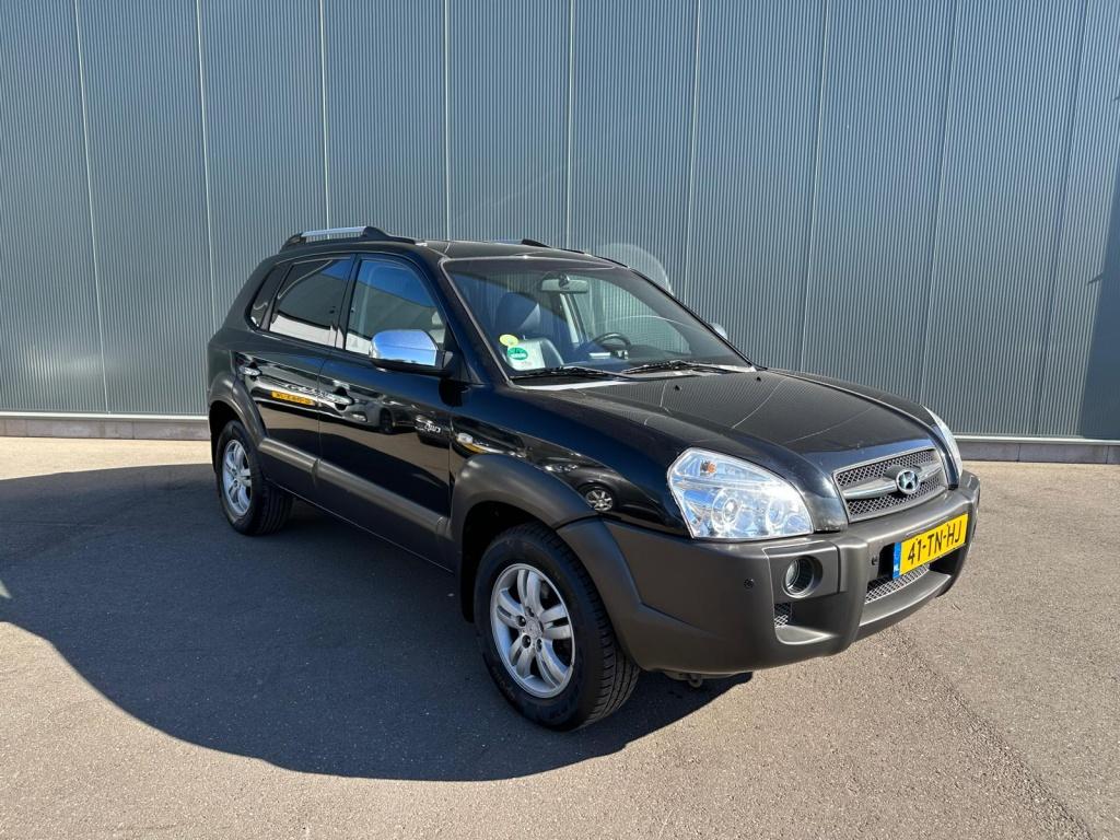 Hyundai Tucson 2.0i 4WD Style LEDER | CLIMA ! (bj 2006), Auto's, Hyundai, 142 pk, 4 cilinders, Zwart, Handgeschakeld