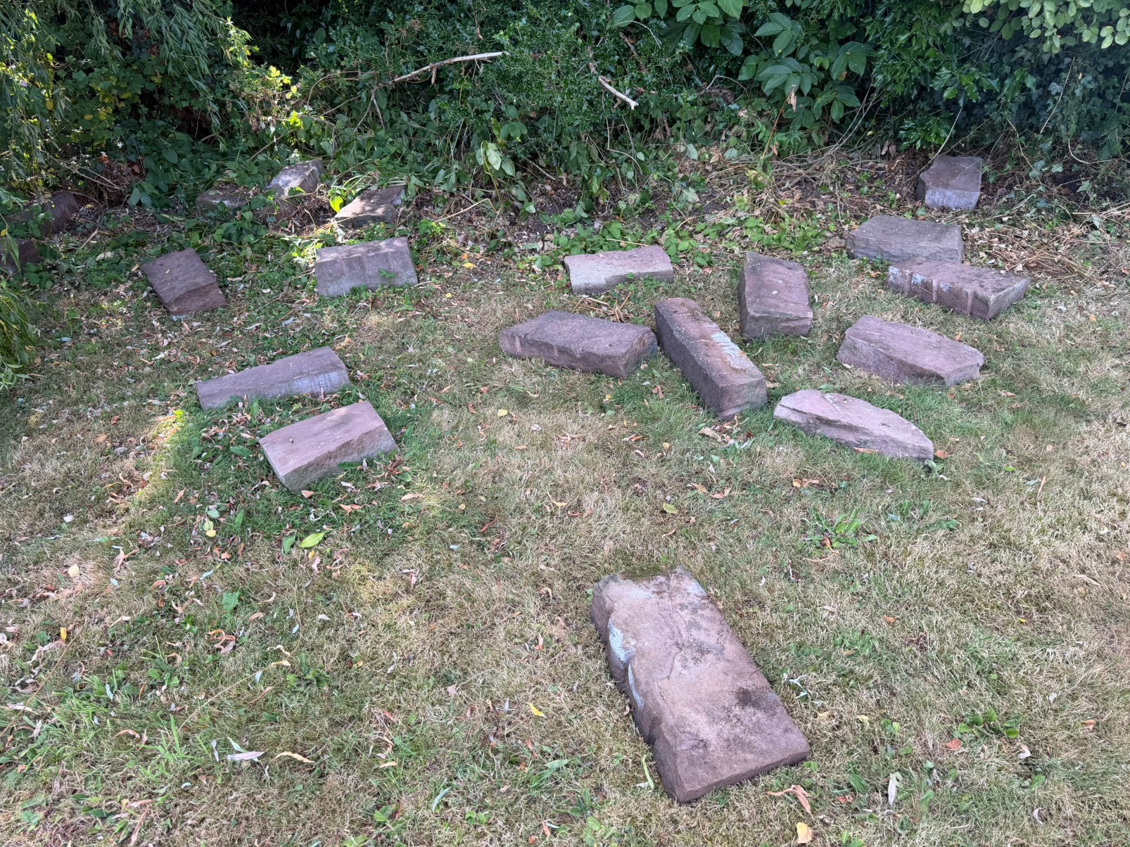 Grote Flagstones rode weser, Tuin en Terras, Grind, Keien en Split, Ophalen