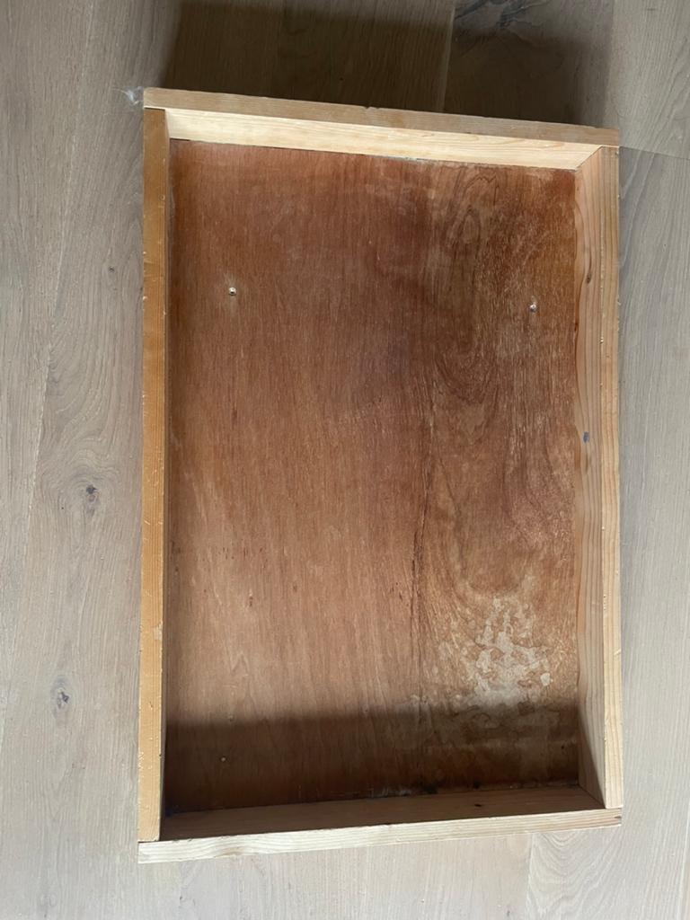 Speelbak voor binnen maasief hout, Ophalen, Gebruikt