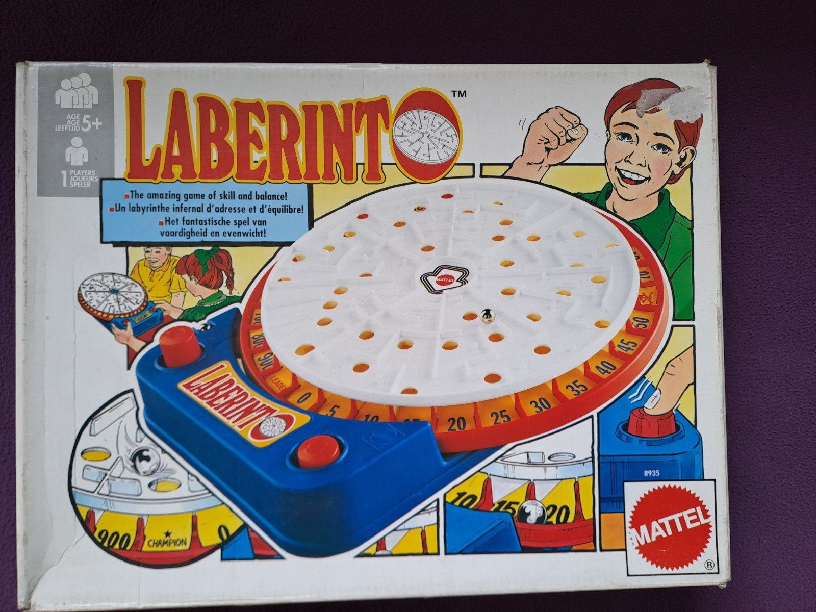 Laberint,  behendigheidsspel, Ophalen