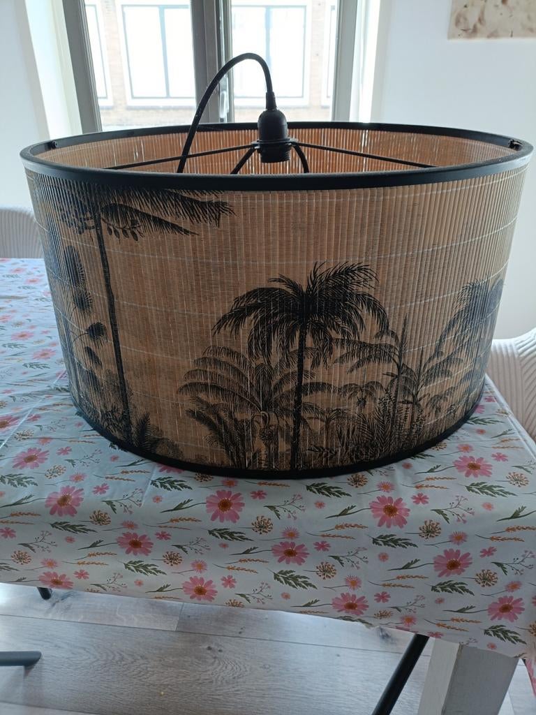Grote lampenkap met palmboom print, Ophalen