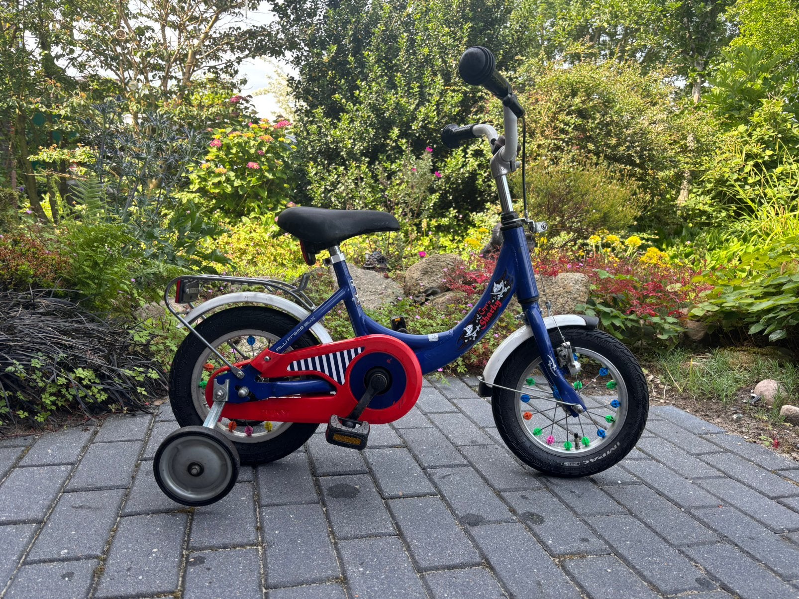 Puky fiets 12 inch, Ophalen, Terugtraprem, Zijwieltjes, Minder dan 16 inch