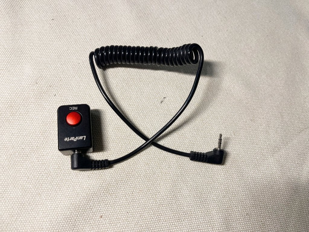 LAN PARTE 1/4-20 2.5mm Rec remot voor Sony camcorders, N, N, Zo goed als nieuw, N