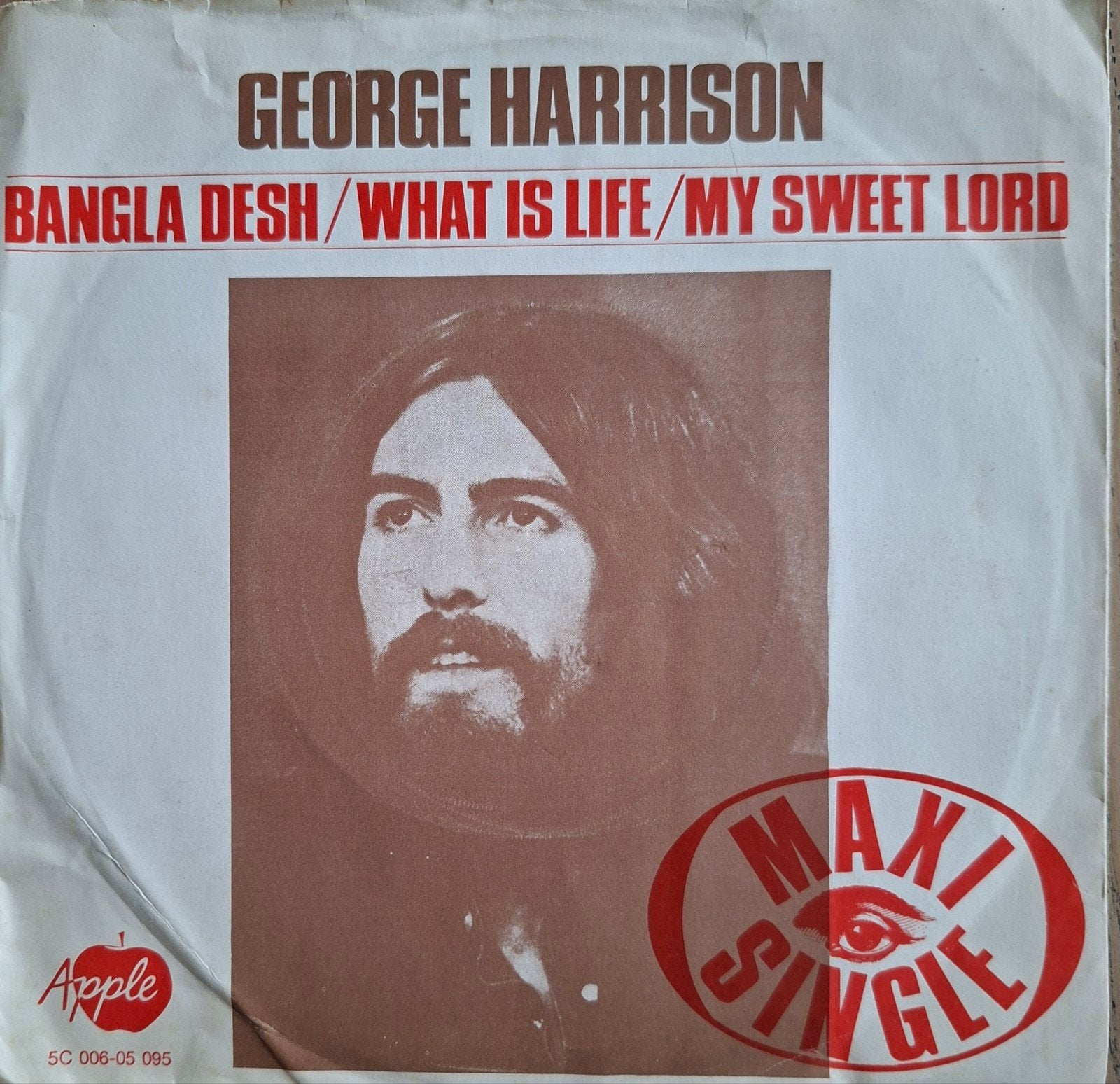 George Harrison - My Sweet Lord (1970), 7 inch, Zo goed als nieuw, Pop, Overige typen