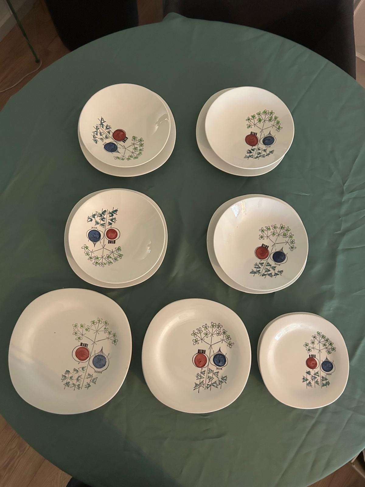 Rörstrand Pomona servies, Ophalen, Zo goed als nieuw, Overige stijlen, Bord(en)