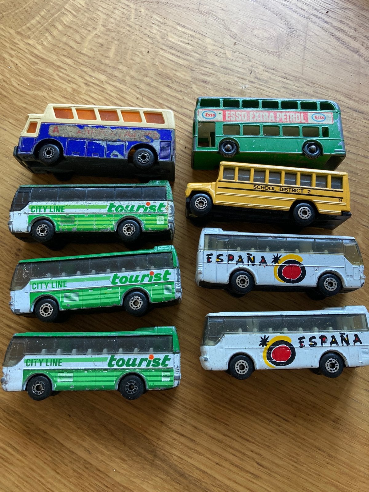 Verzameling bussen - matchbox, Ophalen of Verzenden, Gebruikt, Bus of Vrachtwagen, Matchbox